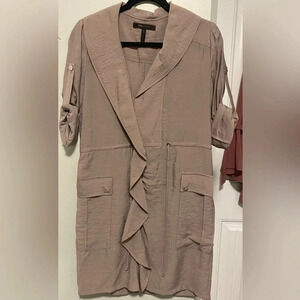 BCBG MaxAzria | unique tunic dress - taupe - XXS
